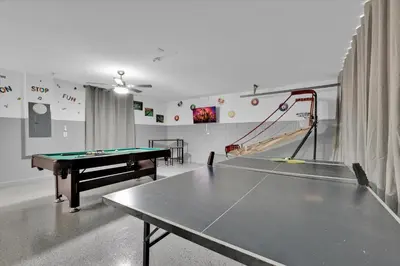 a ping pong room with a ping pong table at 2244 Wyndham Palms in Kissimmee
