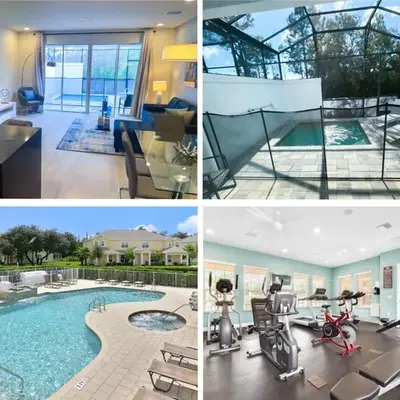 3 bedrooms pool home Hidden Forest Resort Amenities