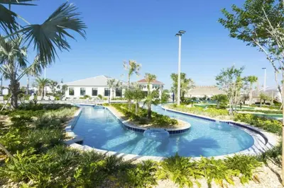 a pool at the resort at Elegant Apartment 3BR2BA • Near Disney • PoolLazy River at Storey Lake Resort SL47318 in Kissimmee