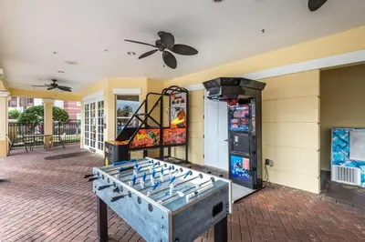 a game room with a giant foos ball at Luxury Remodeled! WOW! in Orlando