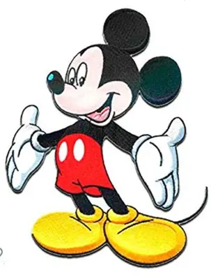 a drawing of a mickey mouse wearing red shorts at Orlando House in Kissimmee
