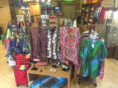 a store with a bunch of different types of clothing at Top Floor*Balcony*VistaCay Convention Ctr & Idrive in Orlando