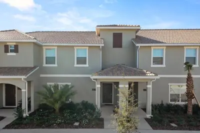 a villa with aiterranean style house at Last Minute Disney Getaway Private Pool Themed Bedrooms. Book Now 17142 in Kissimmee