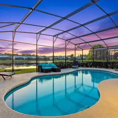 6BR w Heated Pool + 9MI to Disney + Sleeps 14