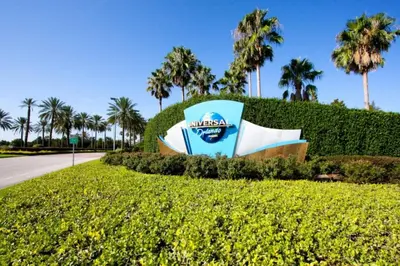 a sign for the mgm resorts at Storey Lake Resort 1020 - Hosted by Top Villas in Kissimmee