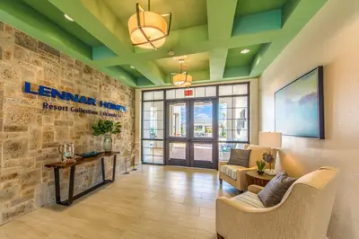 a living room with a couch and chairs and a fireplace at Last Minute Disney Getaway Private Pool Themed Bedrooms. Book Now 17254 in Kissimmee