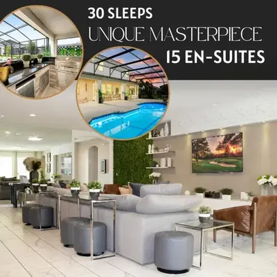 UNIQUE MASTERPIECE15 Suites Sleeps 30 SON101