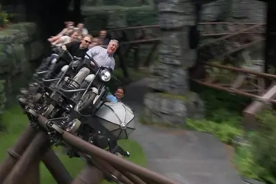 a group of people riding motorcycles on a bridge at Harry Potter-Themed, Lake View, Spacious Condo Near Universal with Extra Amenities in Orlando