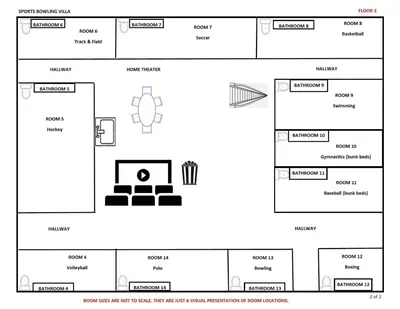 a schematic diagram of a laboratory with laboratory equipment at All Vacation Mansion w Spa-Pool-Cinema Sleep 40 in Kissimmee