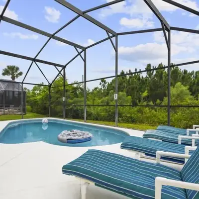 Themed 4BR house pool game room 10 min Disney