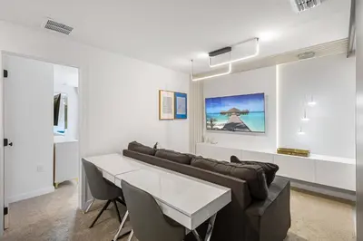 a living room with a couch and a table at 3240 Townhouse Perfect for Disney Visits 3BD in Kissimmee