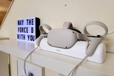 a white sewing machine sitting on a white table at Amazing Star Wars & Disney Vr Gaming House! in Kissimmee
