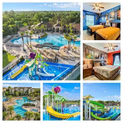 C2784-102 Themed Room Free Resort Water Park 3 miles to Disney