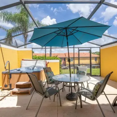 Cozy 2Bd Spa & Jacuzzi Close to Disney at Encantada 3029