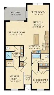 a floor plan of a floor plan of a house at Modern Storey Lake Resort Disney Orlando 3141-103 in Kissimmee