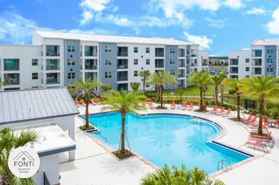 an image of the pool at the resort at Modern Storey Lake Resort Disney Orlando 3161-402 in Kissimmee