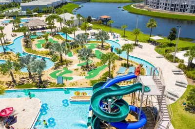 an image of a water park at a resort at Modern Storey Lake Resort Disney Orlando 3161-305 in Kissimmee