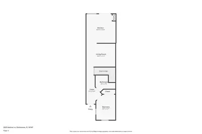 a floor plan of a house at Family Friendly Townhome Near Attractions in Orlando