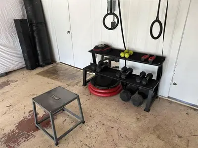 a room with a table and some boxing equipment at 4 Rooms, Lake, Pool, Hot Tub, Bocce Ball, Putting in Orlando