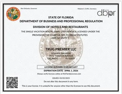 a fake job application for a department of business and professional reputation at Tranquil Haven 2BD 2BA Paradise 10min to Orlando's Best Theme Parks in Orlando