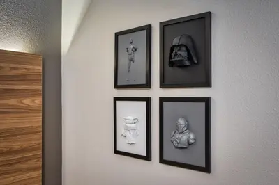 four framed pictures on a wall with at Formosa Valley Resort 63 - Hosted by Top Villas in Orlando