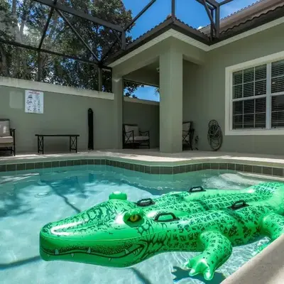 Themed 5Bd Paradise Palms Close to Disney w Pool 8951