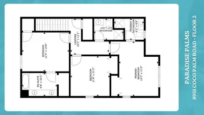 a floor plan of a house with at CPR8951 in Kissimmee