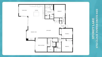 a floor plan of a house at CTD4751-401 in Kissimmee