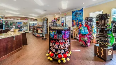 a store with a lot of stuffed animals on display at FP8150 Windsor Palms Resort Vacation Home in Kissimmee