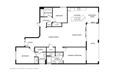 a floor plan of a house at CW7705 Windsor Hills Resort Vacation Private Pool Home in Orlando