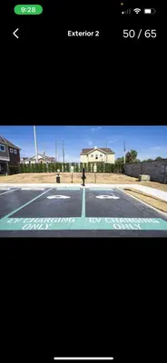 a picture of an empty street with a person on the road at Disney here we go in Orlando