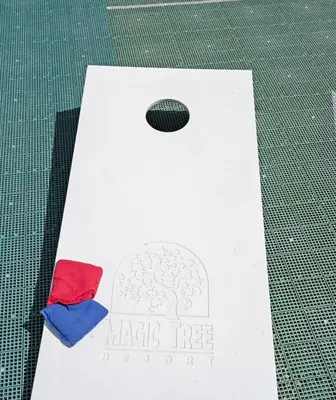 a white card with a picture of a tree on it at Magic Tree Resort by Coolvacay in Orlando