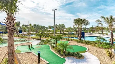 a golf course at the resort at Aqua Vista Gated Resort Style Community Storey Lake in Kissimmee