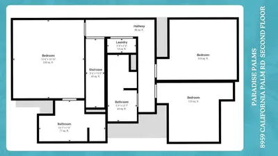 a black and white floor plan of a house at CAL8959 in Kissimmee