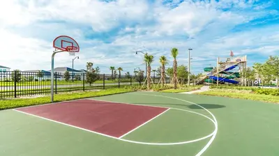 a basketball court with a hoop in a park at PXC3180-303 in Kissimmee