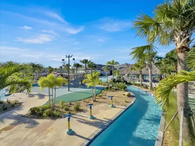 a view of a pool at the resort with palm trees at PGD4169 in Kissimmee