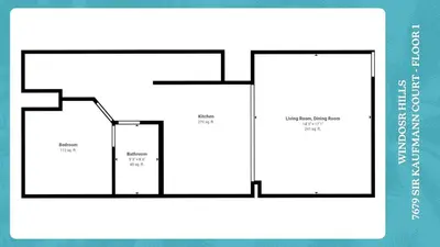 a diagram of a floor plan of a house at Windsor Hills Resort 3 Bedroom Private Pool Townhome 0876 in Orlando