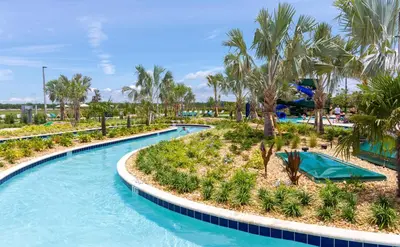 a pool at the resort at Villa Kerpen - Storey Lake in Kissimmee