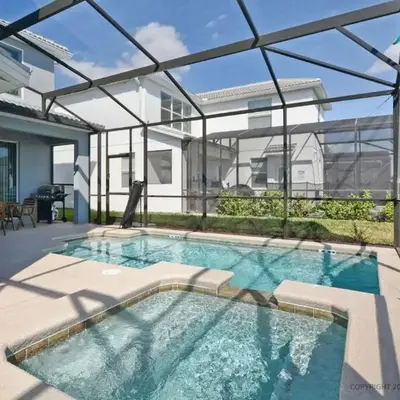 Luxo Moderno | 5Q | Piscina | Perto da Disney