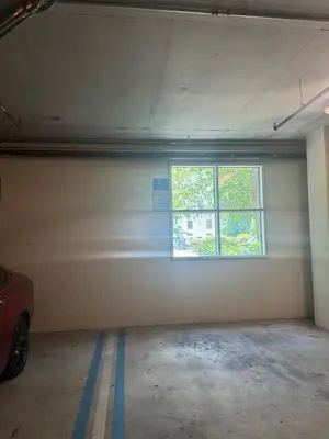 an empty parking garage with a window in it at PentHouse Downtown Orlando 2 Beds 2 baths in Orlando