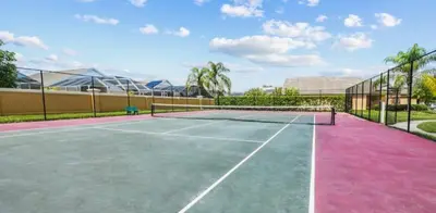 an image of a tennis court at Holiday Haven at Terra Verde Resort in Kissimmee