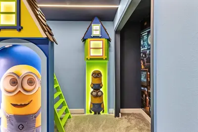 a room with a lego house and a minion at New Home 04 Bedrooms At Storey Lake in Kissimmee
