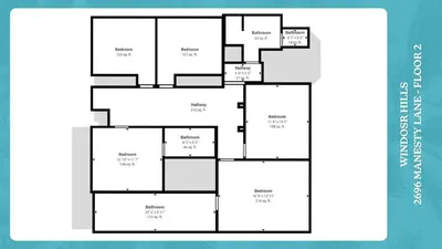 a black and white floor plan of aominiumominium at MNL2696 in Orlando