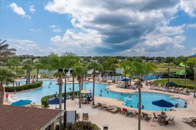 an image of a pool at a resort at Peaceful Getaway in Windsor Hills in Orlando