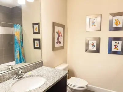 a bathroom with a sink and a toilet at TR1435RC - 3BR - Sleeps 8 in Orlando