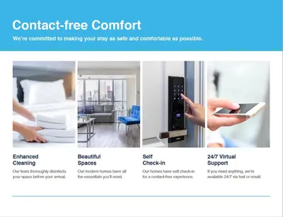 a screenshot of a hotel room with a person holding a tablet at Hot Tub & Pool Condo Near to Universal in Orlando