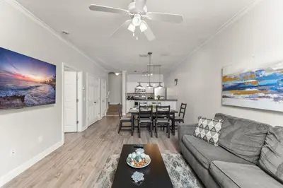 a living room with a couch and a table at Family 3BR near Disney -4102 in Kissimmee