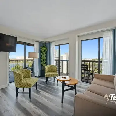 Skyline Studio Condo with Private Terrace and Epic Universe View