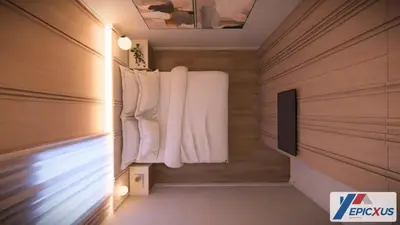 a bathroom with white towels hanging on a wall at The Epic San Diego Paradiso Grande Orlando in Orlando