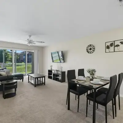 Spacious 2BR Condo Near Disney with Pool & Basketball